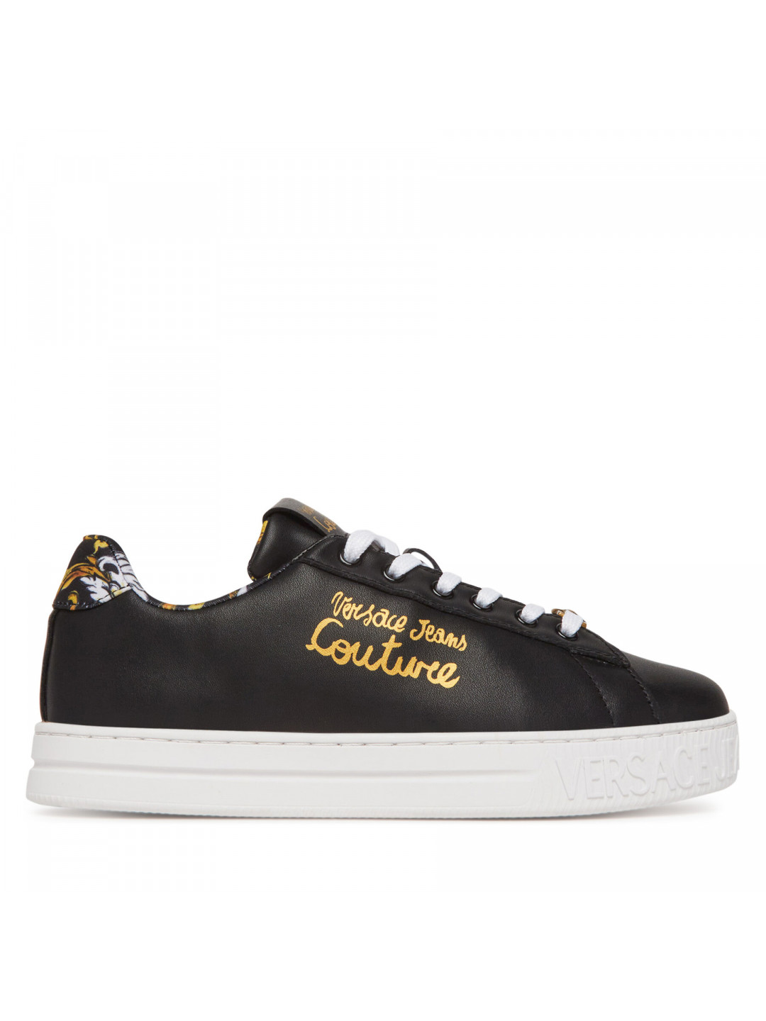 Sneakersy Versace Jeans Couture 78VA3SKL Černá